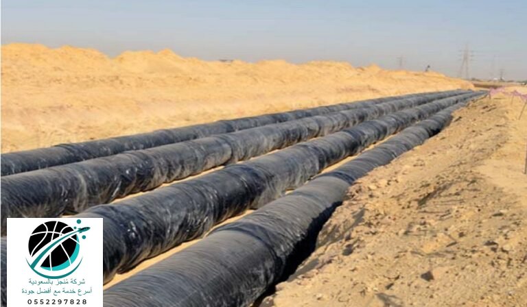 تمديد خطوط رئيسية حي المونسية بالرياض شركة منجز 0552297828